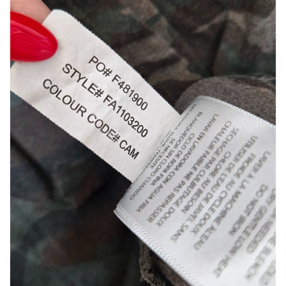 Oneill Mens Fields Hoodie Sweatshirt XXL Green Brown Camo Pullover Standard Fit - Picture 12 of 12